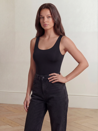 SMOOTH RIDER BOYFRIEND TANK | Black