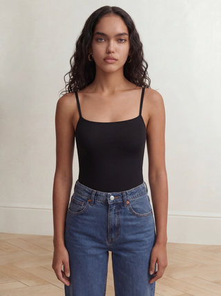 SMOOTH RIDER STRAPPY TANK | Black
