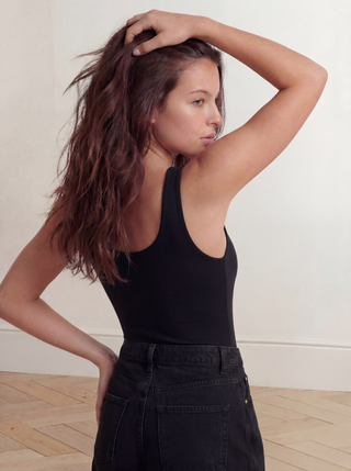 SMOOTH RIDER BOYFRIEND TANK | Black