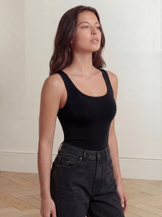 SMOOTH RIDER BOYFRIEND TANK | Black