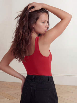 SMOOTH RIDER BOYFRIEND TANK | Red