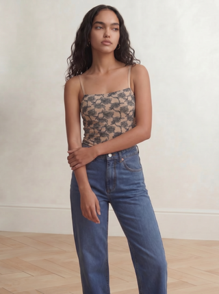 SMOOTH RIDER STRAPPY TANK | Floral Lace