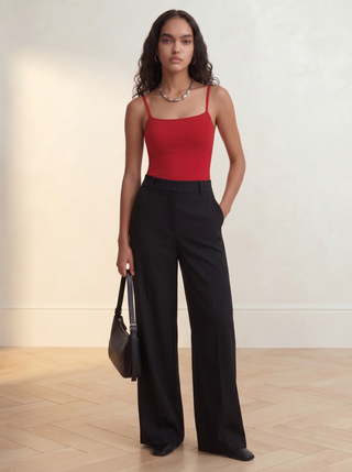 SMOOTH RIDER STRAPPY TANK | Red
